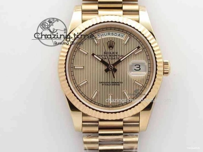RG Best RG 228239 40mm Edition Day-Date RG Bracelet Dial Noob 1:1 President On A3255 0404